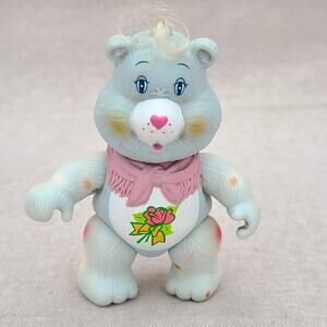 Vintage Care Bears Grams Bear Poseable 4" Figure 1984 Kenner Grandma VTG